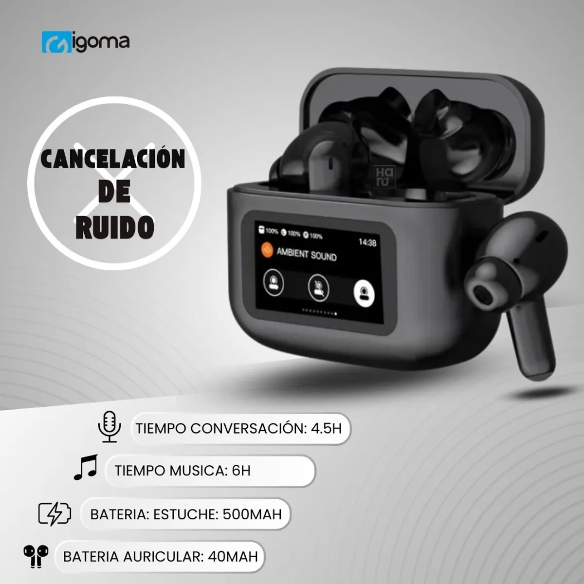 Vista 2 de Audifonos Inalambricos Tune Pro IG